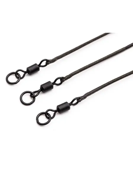Лидкор рыболовный Korda Kable Leadcore Leader Ring Swivel 50см Gravel / KLL003 — фото 6