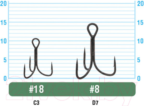 Изображение товара Набор крючков рыболовных Owner ST-11 BC №10 / 5611-011 (8шт)