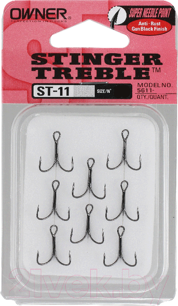 Изображение товара Набор крючков рыболовных Owner ST-11 BC №10 / 5611-011 (8шт)