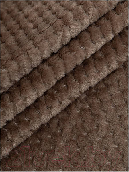 Изображение товара Плед TexRepublic Deco Ромбики Фланель 200x220 / 93409 (коричневый)