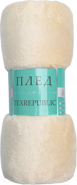 Изображение товара Плед TexRepublic Absolute Однотонный Фланель 150x200 / 95262 (бежевый)