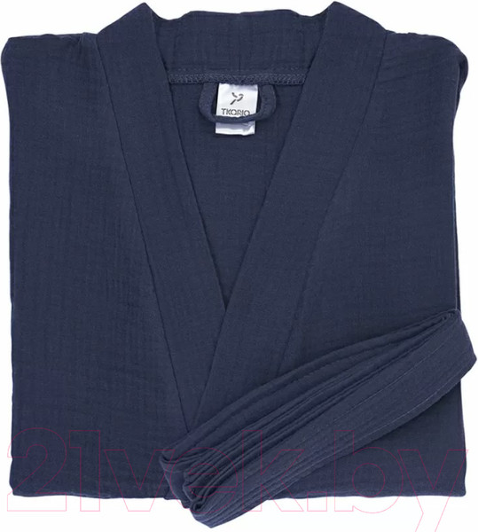 Изображение товара Халат Tkano Essential TK23-BR0005 (M, темно-синий)