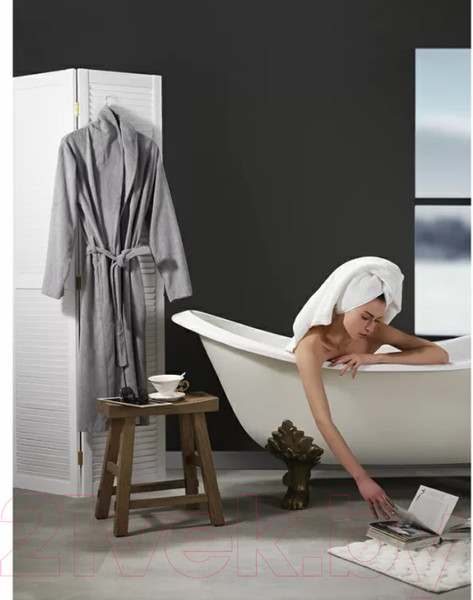 Изображение товара Халат Tkano Essential TK23-BR0015 (XL, серый)