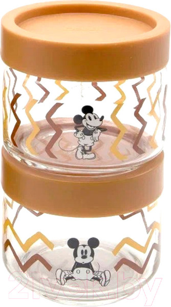 Изображение товара Набор емкостей для хранения Lucaris Disney Boho 3B0251102G0014 (2шт, коричневая крышка)