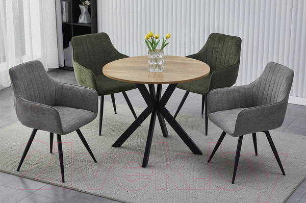 Изображение товара Обеденный стол Signal Talia II (дуб/черный FI90)