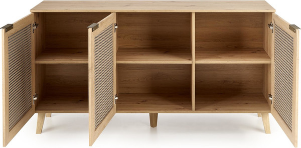 Изображение товара Тумба Halmar Borneo KM-1 (дуб артизан/черный)