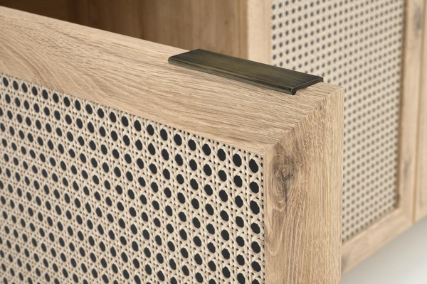 Изображение товара Тумба Halmar Borneo KM-1 (дуб артизан/черный)