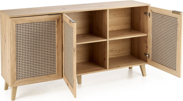 Изображение товара Тумба Halmar Borneo KM-1 (дуб артизан/черный)