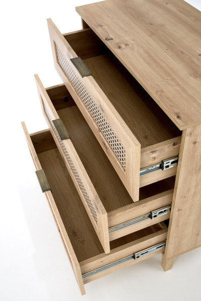 Изображение товара Комод Halmar Borneo KM-2 (дуб артизан/черный)