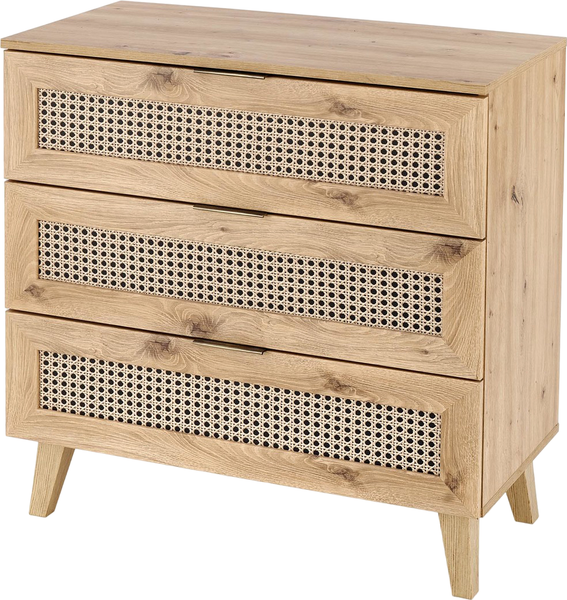 Изображение товара Комод Halmar Borneo KM-2 (дуб артизан/черный)