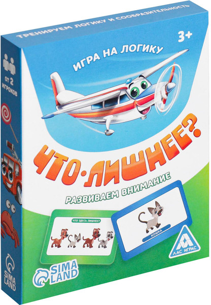Изображение товара Настольная игра Лас Играс Что лишнее? / 3649318