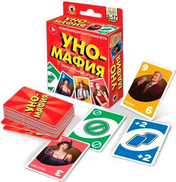 Изображение товара Настольная игра Русский стиль Уно-мафия / 10333532