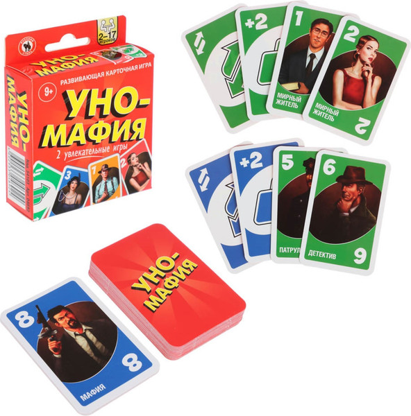 Изображение товара Настольная игра Русский стиль Уно-мафия / 10333532