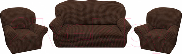 Изображение товара Комплект чехлов Mio Tesoro Комфорт жаккард Люкс 10018/1444