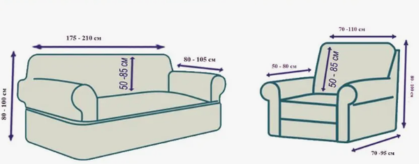 Изображение товара Комплект чехлов Mio Tesoro Комфорт жаккард Люкс 10018/1447