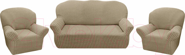 Изображение товара Комплект чехлов Mio Tesoro Комфорт жаккард Люкс 10018/1446