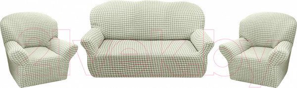 Изображение товара Комплект чехлов Mio Tesoro Комфорт жаккард Люкс 10018/1447