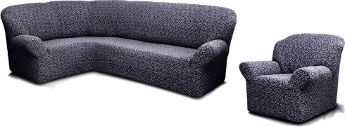 Изображение товара Комплект чехлов Mio Tesoro КПО-1 жаккард Люкс 10018/1473