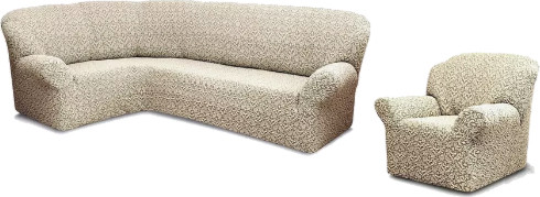 Изображение товара Комплект чехлов Mio Tesoro КПО-1 жаккард Люкс 10018/1447