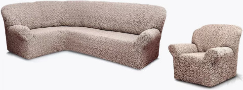 Изображение товара Комплект чехлов Mio Tesoro КПО-1 жаккард Люкс 10018/1446