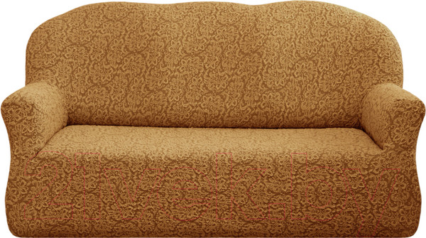Изображение товара Чехол на 3-х местный диван Mio Tesoro ПО-6 жаккард Люкс 10034/543 (бежевый)