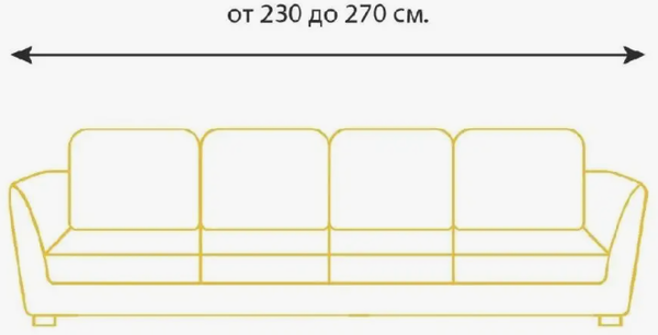 Изображение товара Чехол на 4-х местный диван Mio Tesoro ПО-6 жаккард МАХ Люкс 10018/1446