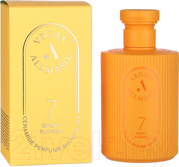Изображение товара Гель для душа AllMasil 7 Ceramide Perfume Shower Gel Sweet Flower малина и жасмин (150мл)