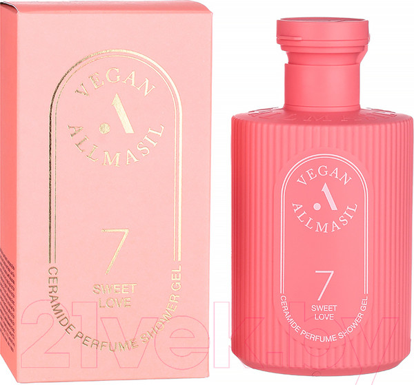 Изображение товара Гель для душа AllMasil 7 Ceramide Perfume Shower Gel Sweet Love (150мл)
