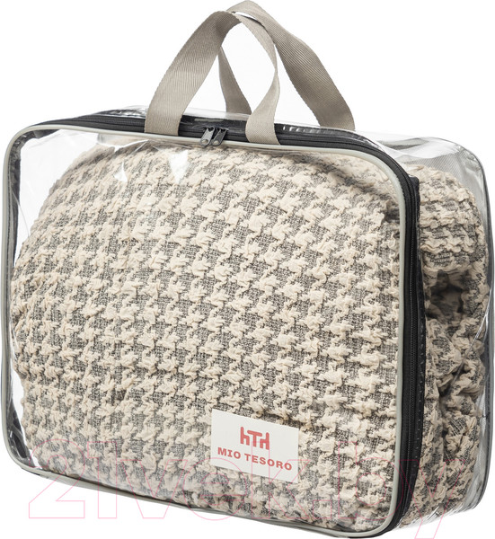 Изображение товара Чехол на угловой диван Mio Tesoro С оттоманкой ПО-3 жаккард Люкс 10018/1447 (левый)