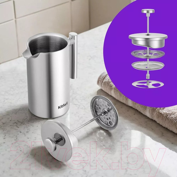 Изображение товара Френч-пресс Kitfort KT-1255