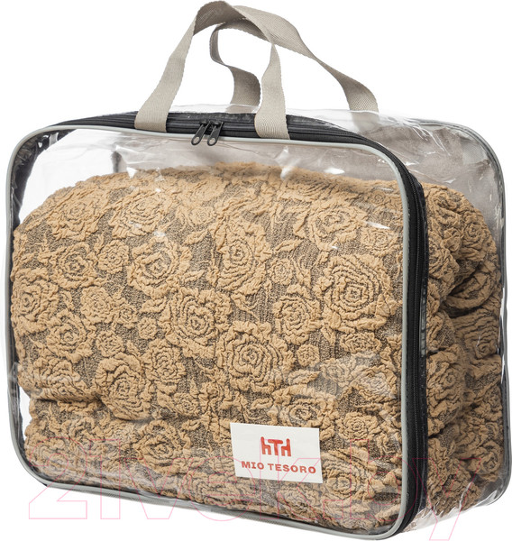 Изображение товара Чехол на угловой диван Mio Tesoro С оттоманкой ПО-3 жаккард Люкс 10096/1906 (правый)