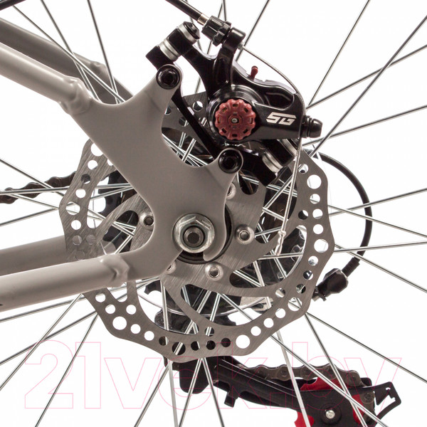 Изображение товара Велосипед Novatrack 24 Action 24SHD.ACTION.14GR23 (серый)