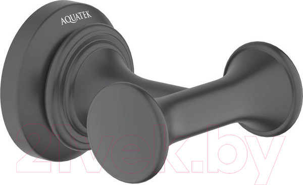 Изображение товара Крючок для ванной Aquatek Классик AQ4502MB (черный матовый)