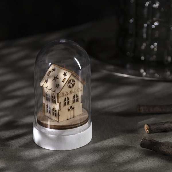 Изображение товара Световая фигурка Luazon Lighting Домик под куполом / 6117395