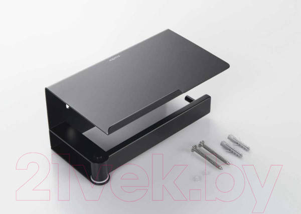 Изображение товара Держатель для туалетной бумаги Aquatek Либра AQ4929MB (черный матовый)