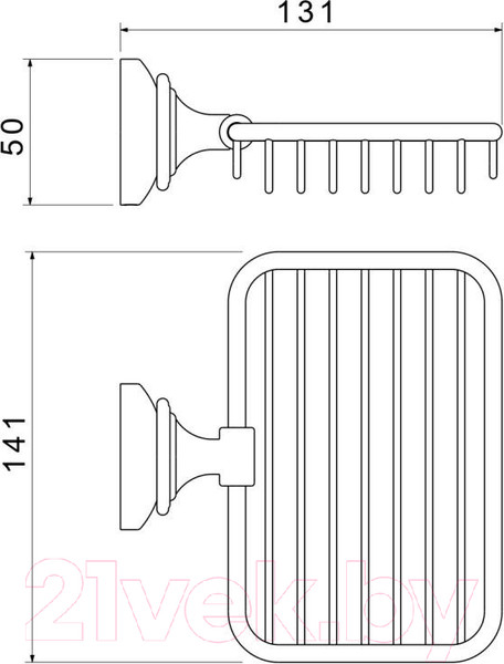Изображение товара Мыльница Aquatek Классик AQ4533CR