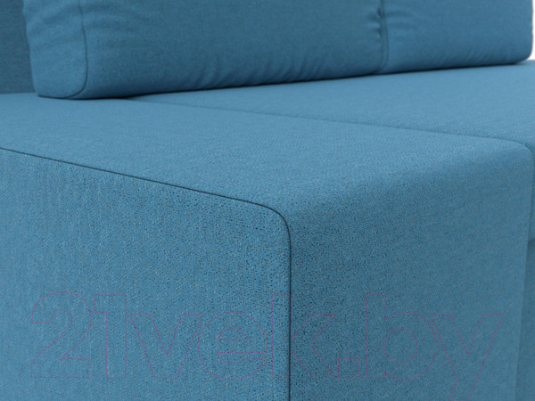 Изображение товара Диван Лига Диванов Сан Марко / 121579 (рогожка Амур голубой)