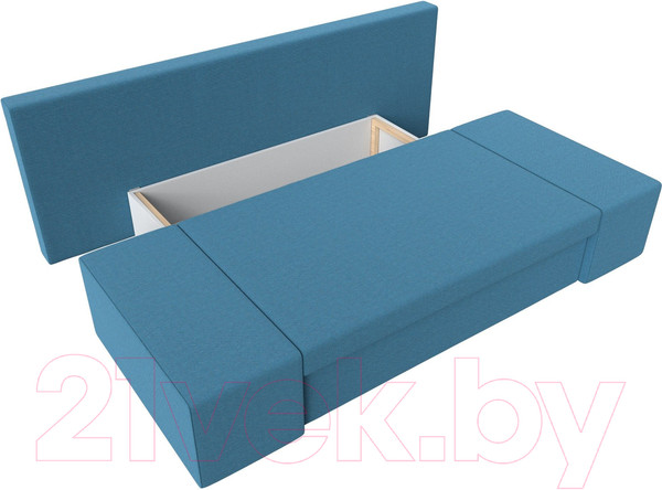 Изображение товара Диван Лига Диванов Сан Марко / 121579 (рогожка Амур голубой)