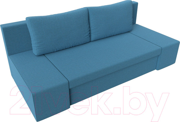 Изображение товара Диван Лига Диванов Сан Марко / 121579 (рогожка Амур голубой)