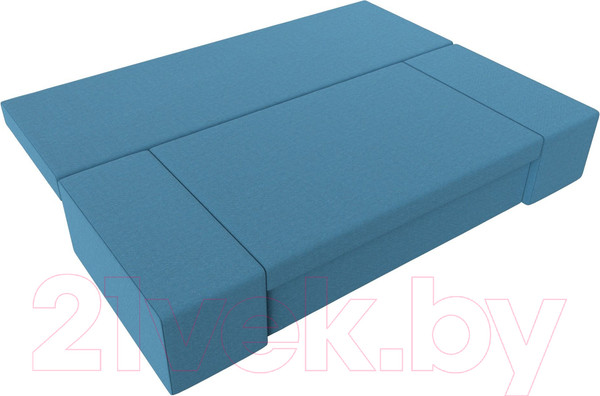 Изображение товара Диван Лига Диванов Сан Марко / 121579 (рогожка Амур голубой)