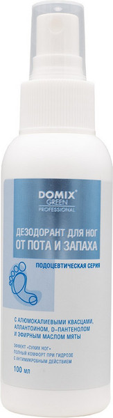 Изображение товара Дезодорант для ног Domix Green От пота и запаха (100мл)