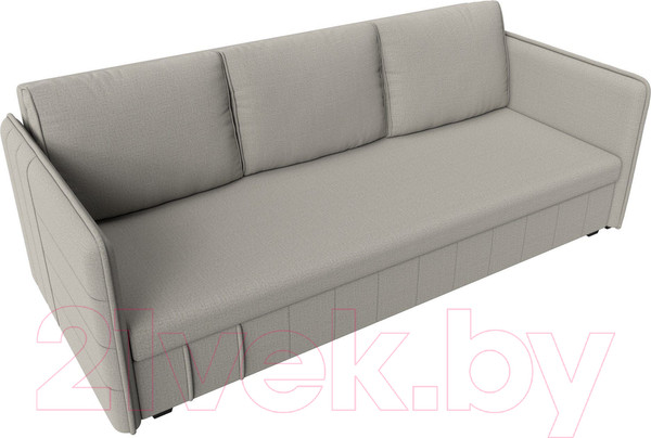 Изображение товара Диван Лига Диванов Слим / 121142 (рогожка Амур бежевый)