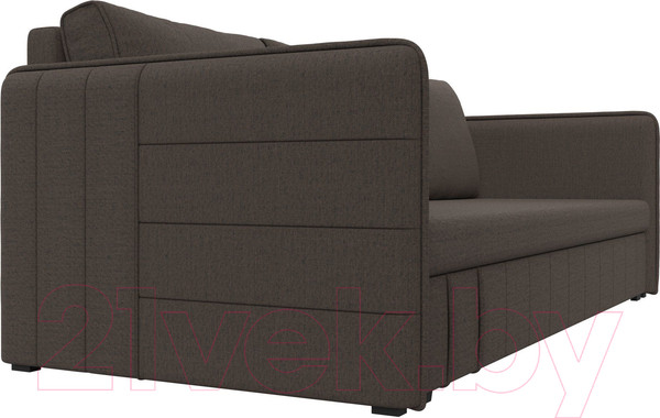 Изображение товара Диван Лига Диванов Слим / 121143 (рогожка Амур коричневый)