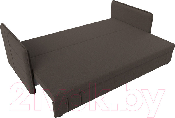 Изображение товара Диван Лига Диванов Слим / 121143 (рогожка Амур коричневый)