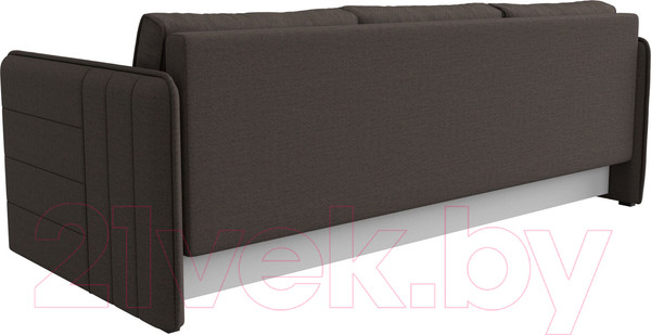 Изображение товара Диван Лига Диванов Слим / 121143 (рогожка Амур коричневый)