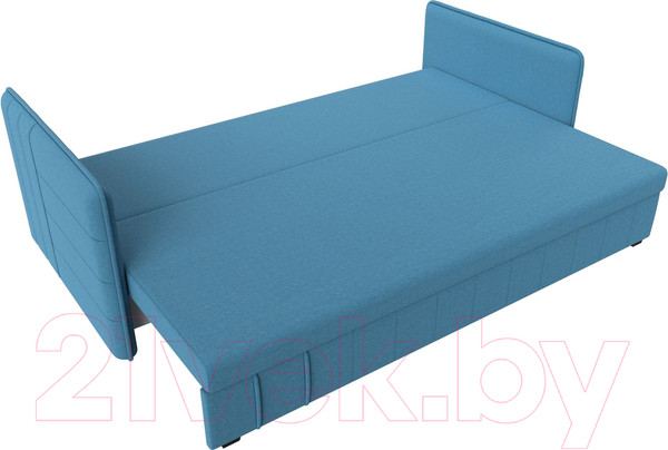 Изображение товара Диван Лига Диванов Слим / 121145 (рогожка Амур голубой)