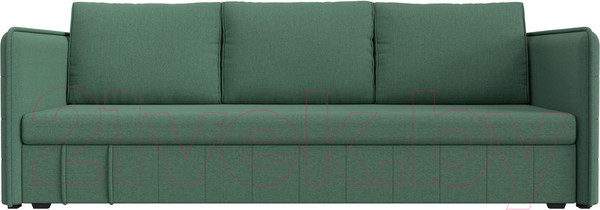 Изображение товара Диван Лига Диванов Слим / 121146 (рогожка Амур зеленый)