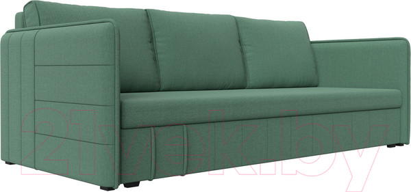 Изображение товара Диван Лига Диванов Слим / 121146 (рогожка Амур зеленый)