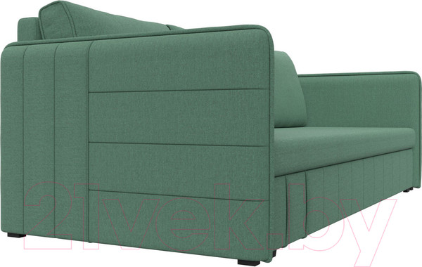 Изображение товара Диван Лига Диванов Слим / 121146 (рогожка Амур зеленый)