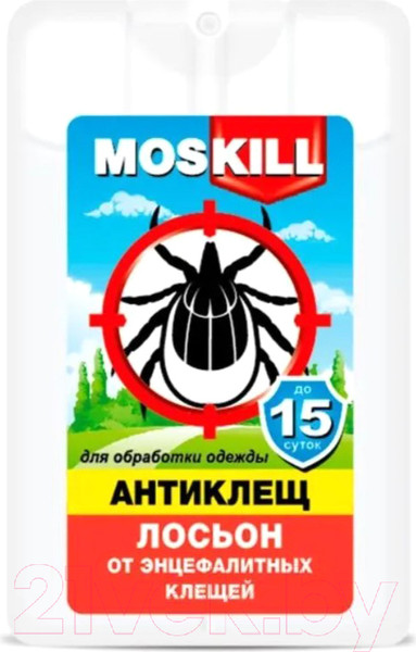 Изображение товара Спрей от насекомых Москилл Антиклещ Средство акарицидное (20мл)